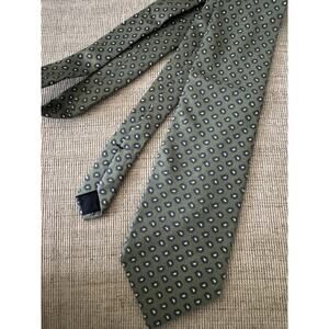 Brooks Brothers Maker's &Merchants Mens Tie parsley green Silk 3 3/8" x 58"